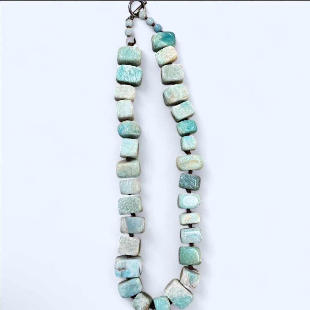 100% Amazonite Necklace - Picture 3 of 5